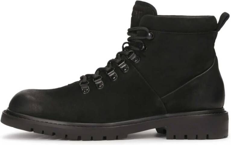 Kazar Veterschoenen in zwart nubuck