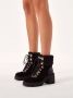 Kazar Veterschoenen van suède en lakleer Black Dames - Thumbnail 3