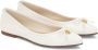 Kazar Witte leren ballerina's met hanger White Dames - Thumbnail 3
