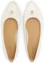 Kazar Witte leren ballerina's met hanger White Dames - Thumbnail 5