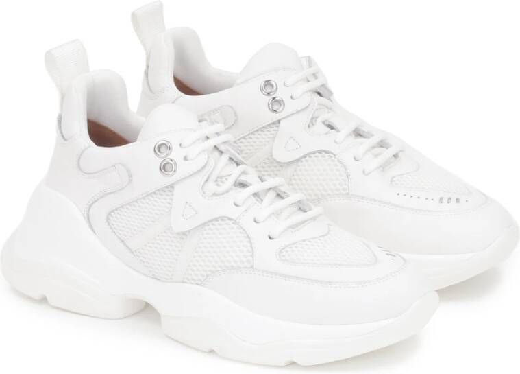 Kazar Witte Leren Sneakers Comfortabel Model White Dames