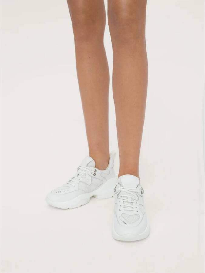 Kazar Witte Leren Sneakers Comfortabel Model White Dames
