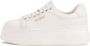 Kazar Witte leren sneakers op een dikke zool - Thumbnail 2