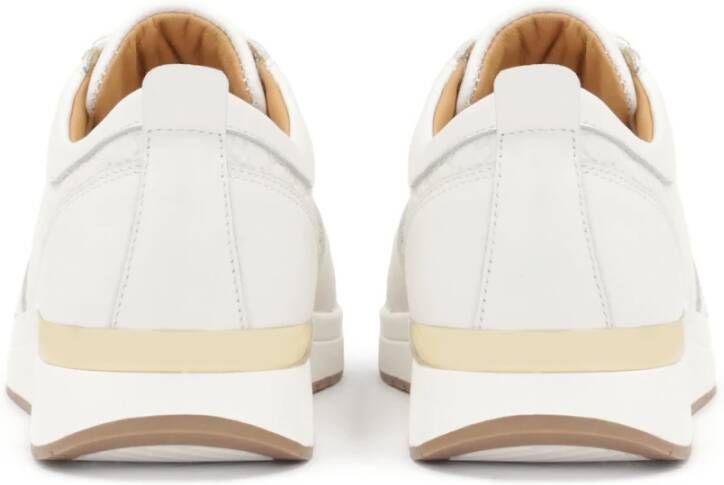 Kazar Witte sneakers op een verhoogde zool White Dames