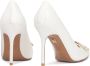Kazar Witte trouwpumps met een sprankelende zirkonia decoratie White Dames - Thumbnail 6
