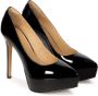 Kazar Zwart gelakte platform en stiletto pumps Black Dames - Thumbnail 4