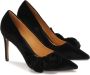 Kazar Zwarte avond stiletto's met bloemen Black Dames - Thumbnail 3