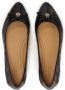 Kazar Zwarte ballerina's met reliëfpatroon Black Dames - Thumbnail 4