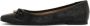 Kazar Zwarte ballerina's met reliëfpatroon Black Dames - Thumbnail 5