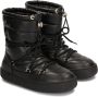 Kazar Zwarte geïsoleerde sneeuwlaarzen gemaakt van gecombineerde materialen Black Dames - Thumbnail 3