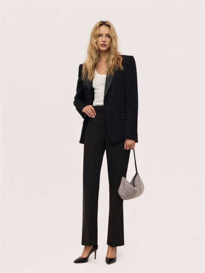 Kazar Zwarte gelakte pumps met smalle hak Black Dames