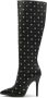 Kazar Zwarte gerivetteerde laarzen Multicolor Dames - Thumbnail 4