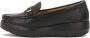 Kazar Zwarte halfhoge schoenen op een verhoogde zool Black Dames - Thumbnail 5