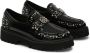 Kazar Zwarte halfschoenen met metalen klinknagels Black Dames - Thumbnail 3