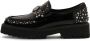 Kazar Zwarte halfschoenen met metalen klinknagels Black Dames - Thumbnail 6