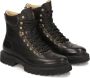 Kazar Zwarte herensneakers met trelags zool Black Heren - Thumbnail 3