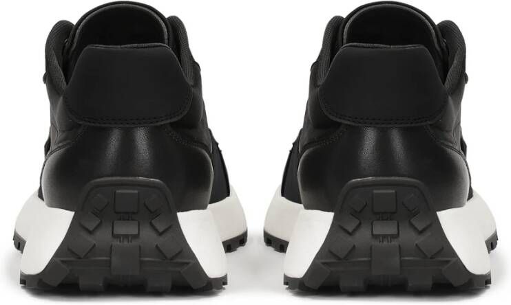 Kazar Zwarte herensneakers op een comfortabele zool Black Heren
