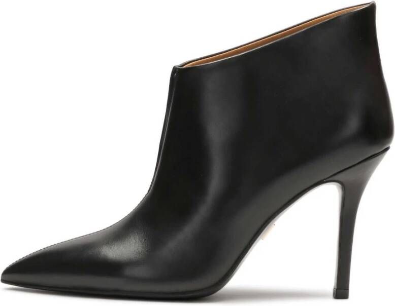 Kazar Zwarte hoge stiletto laarzen