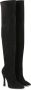 Kazar Zwarte hoge stiletto musketiers Black Dames - Thumbnail 4