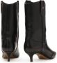 Kazar Zwarte laarzen met afgeronde bovenkant in cowboy-stijl Black Dames - Thumbnail 4