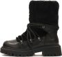 Kazar Zwarte laarzen met bont bovenkant Black Dames - Thumbnail 6