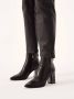 Kazar Zwarte laarzen met decoratieve hak Black Dames - Thumbnail 5