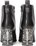 Kazar Zwarte laarzen met decoratieve hak Black Dames - Thumbnail 8