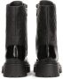 Kazar Black boots with embossed pattern on leather - Thumbnail 2