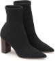 Kazar Zwarte laarzen met slip-on elastisch bovendeel Black Dames - Thumbnail 3