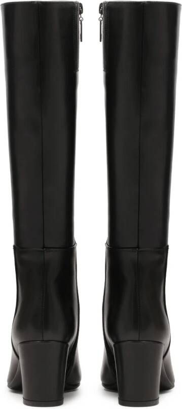 Kazar Zwarte laarzen op een paal Black Dames