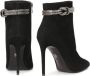 Kazar Zwarte laarzen op een slanke stilettohak met een opvallende versiering - Thumbnail 2
