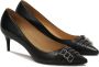 Kazar Zwarte lage pumps versierd met strepen Black Dames - Thumbnail 3