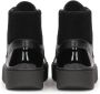 Kazar Zwarte Leren Enkelsneakers Black Dames - Thumbnail 3