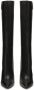 Kazar Black leather high-heeled boots - Thumbnail 2