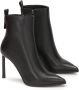Kazar Zwarte leren laarzen met een slanke hak Black Dames - Thumbnail 3