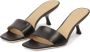 Kazar Studio Zwarte muilezels met lage originele hak Black Dames - Thumbnail 9