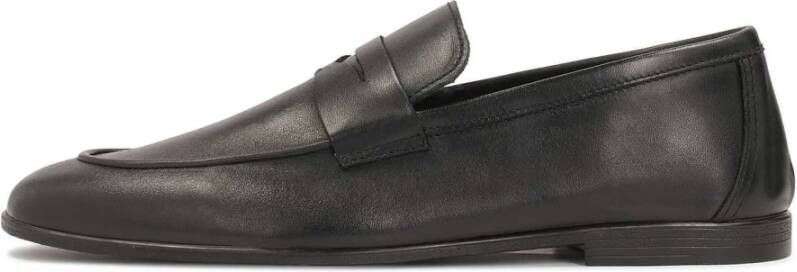Kazar Veelzijdige zwarte leren loafers Ternin