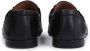 Kazar Zwarte leren loafers voor heren met metalen decoratie Black Heren - Thumbnail 6