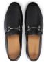 Kazar Zwarte leren loafers voor heren met metalen decoratie Black Heren - Thumbnail 7