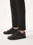 Kazar Zwarte leren minimalistische sneakers Black Heren - Thumbnail 4