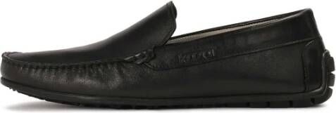 Kazar Zwarte Leren Mocassins