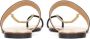 Kazar Zwarte leren muiltjes met decoratieve kettingdetails - Thumbnail 2