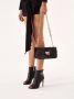 Kazar Zwarte leren peep toe laarzen Black Dames - Thumbnail 4
