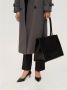 Kazar Zwarte Leren Pumps Lage Hak Black Dames - Thumbnail 6
