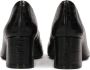 Kazar Black leather pumps embossed with animal print - Thumbnail 4