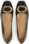 Kazar Black leather pumps embossed with animal print - Thumbnail 5