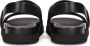 Kazar Zwarte Leren Sandalen met Elastische Band Black Heren - Thumbnail 6