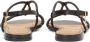 Kazar Zwarte leren sandalen met sieradenversiering - Thumbnail 2