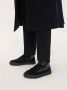 Kazar Zwarte Leren Sneakers met Glanzende Elementen Black Heren - Thumbnail 6