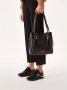 Kazar Zwarte leren sneakers versierd met gouden elementen Black Dames - Thumbnail 7